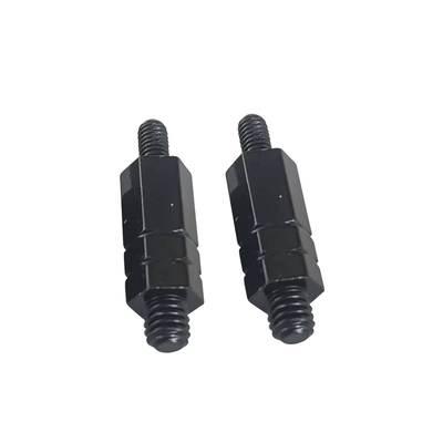 #4-40 Çekirdek Bağlantısı İçin Çift Kısımlı Dönerli Hex Bracket Soğuk Kalıplı M3 10mm Elektroforez Siyah Hex Stud