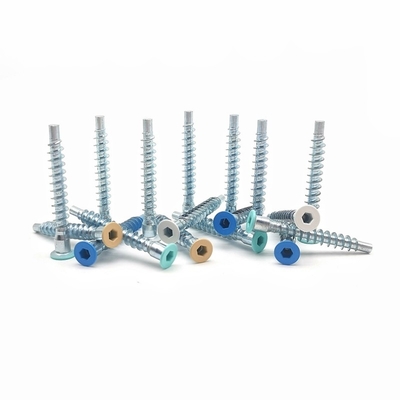Karşı batık altıgen Self Tapping Roller Thread Düz Tamir vida Ahşap Diş Dolabı vida
