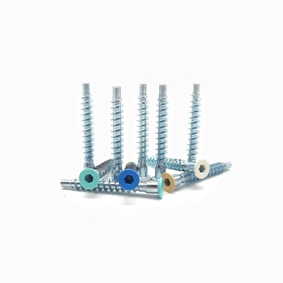 Karşı batık altıgen Self Tapping Roller Thread Düz Tamir vida Ahşap Diş Dolabı vida