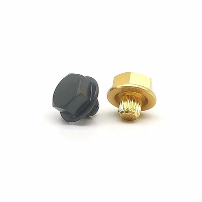 Taç Etiketi 6063 Araba Hub Vidası Özel Elektroforez Altıgen Dekoratif Çivi