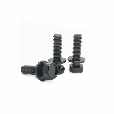 Yüksek Güçlü Karbon Altıgon Bolt Flat Pad ve Çelik Altıgon Kombine vida ile