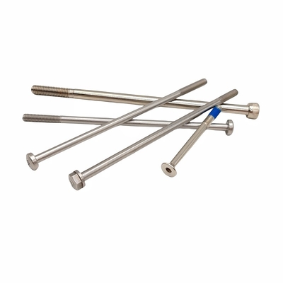 Özel yapımı İç Plum Blossom Genişletilmiş Bolt Motor Uzun Vuruşu Flanş yüzeyinde Dış Altıgenli Uzun Vuruş