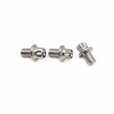 Standart olmayan Flange Dış Altyazılı Hexagon vidalar Pedal tırnaklar Korozyona dayanıklılık