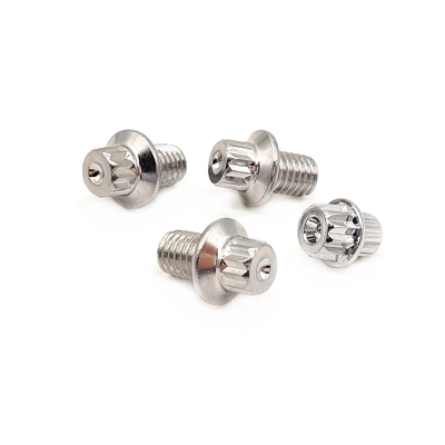 Custom Non Standard Flange Anti Hırsızlık vidalar Paslanmaz Çelik Çiçek Anti Kayma vidalar