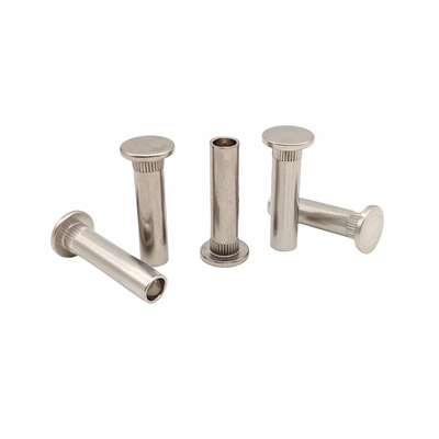 Fabrika Toptan Yapılmış Düz Başlı Yarı Çürük Rivet Rivetsiz Çelik Serrated Rivet Standart Olmayan vida.