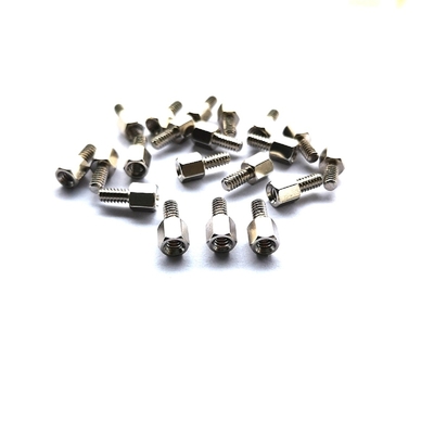 10.8mm cilalı hex #4-40 baş çelik çıkma vidaları paslanmaz çelik altıgen tek çıkma vidaları