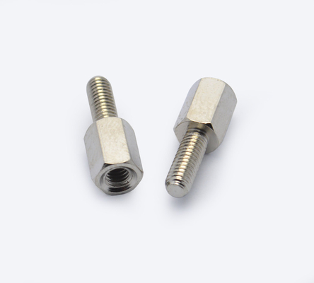 10.8mm cilalı hex #4-40 baş çelik çıkma vidaları paslanmaz çelik altıgen tek çıkma vidaları