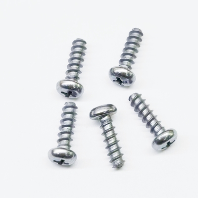Çinko Nikel Alaşım Phillips Pan Head Plastikler için Kendini Tapping vidalar M5 * 16