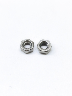 Hex Nut Çinko Nikel Alaşım Paslanmaz Çelik Bağlayıcılar Orijinal Renk