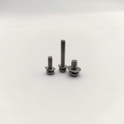 A4-70 Paslanmaz çelik pan baş vidaları kilitli yıkayıcılar 316