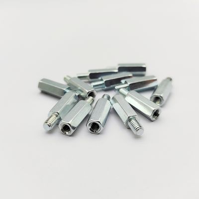 Ağır Hizmet Tipi Erkek-Dişi Altıgen Dişli Vida - Endüstriyel Sınıf - Mavi-Çinko Kaplamalı - M4'ten M10'a