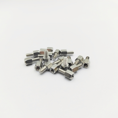 A4-80 Paslanmaz Çelik M3 Altıgen Dişli Ayırıcı 11mm Erkek-Dişi Elektropolished