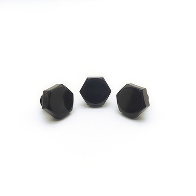 M8x1.25mm Paslanmaz Çelik Hex Bolt 12.3mm Siyah Elektroplaç