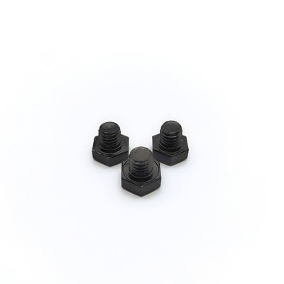 M8x1.25mm Paslanmaz Çelik Hex Bolt 12.3mm Siyah Elektroplaç