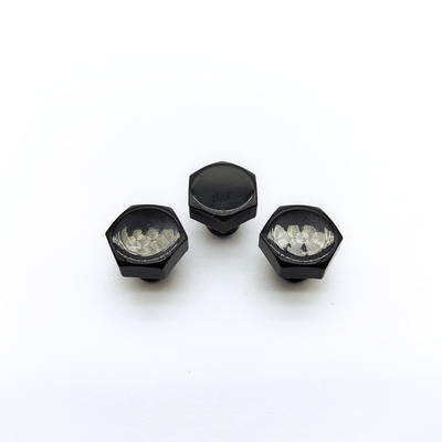 M8 Hex Başlık Tekerlek Boltları 13mm Siyah Paslanmaz Çelik 1000 Paket