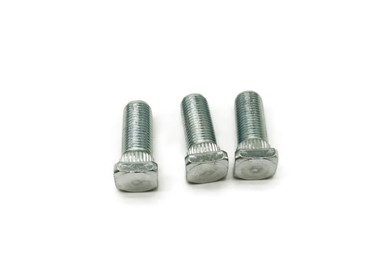 ISO Sertifikalı Alaşımlı Çelik Kare Baş Boults Galvanize 0.05mm Tolerans Tekerlekler için Uygun