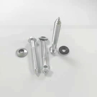 Paslanmaz çelik kendinden saplayan vidalar kauçuk yıkama makinesi ile 5.85x5.85 yıkama makinesi ile çatı vidaları kendinden saplayan beton vidalar