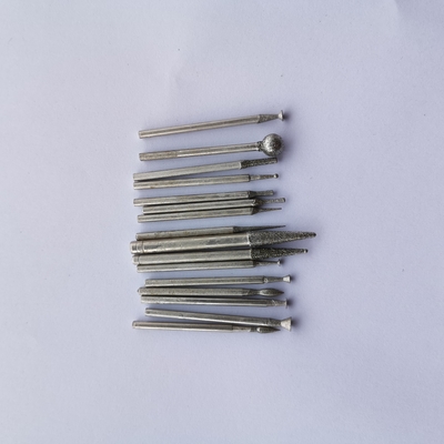 Bilyalı Taşlama Kafası Eloksal Parlatma Alet Takımı Sinterlenmiş Elmas, 250F / 6 Matkap Ucu Parlatma Kiti