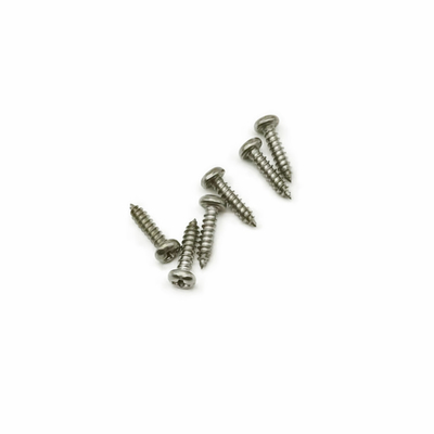 SS316 Siyah Paslanmaz Kendinden Kılavuzlu Vidalar PA2.5x8 Yaldızlı anodize