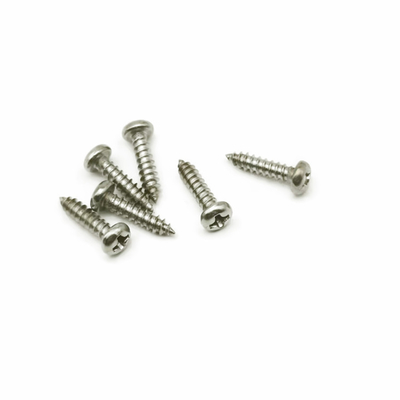 SS316 Siyah Paslanmaz Kendinden Kılavuzlu Vidalar PA2.5x8 Yaldızlı anodize