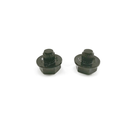 SUS304 Krom Tekerlek Perçinleri 3.25g Ağırlık, Tekerlek Perçinleri Siyah HEX12.5x13.2