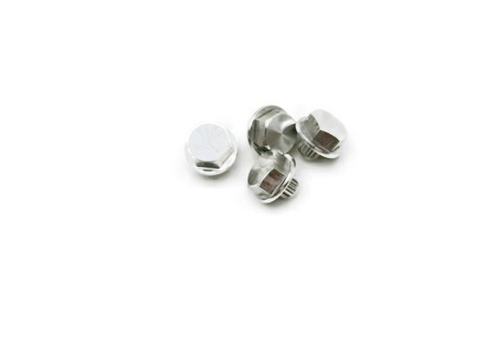 siyah CNC Torna İşleme Parçaları altıgen somun BS Standart Dekoratif 7x14mm