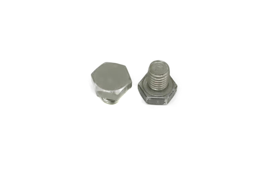 M8X6.0 Altıgen Başlı Makine Vidaları, Araba Tekerleği için Paslanmaz Çelik Eloksallı