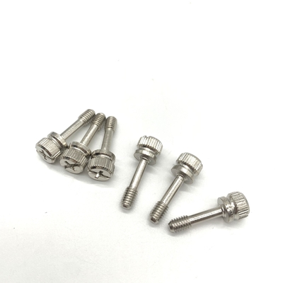 Tutsak M4X16 Paslanmaz Çelik Makine Vidaları On Bir Karakter Oluk Tırtıllı