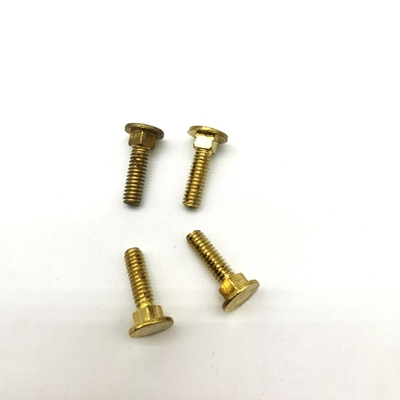 5/32X16.5mm Paslanmaz Çelik Düz Başlı Makine Vidaları Kare Omuz ISO9001
