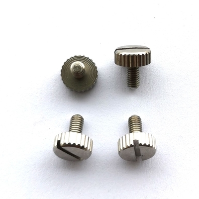 M2.5X6 Paslanmaz Çelik Makine Vidaları tırtıklı başlı pasifleştirilmiş