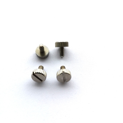 M2.5X6 Paslanmaz Çelik Makine Vidaları tırtıklı başlı pasifleştirilmiş