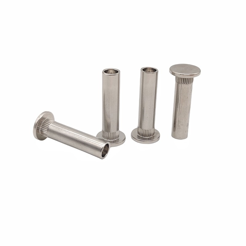 Üreticiler Customiz desteklemek için non-riveted çelik knurled rivets, yarı boş rivets ve çeşitli özellikleri tedarik