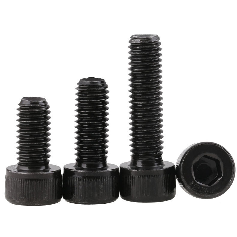 Alaşımlı Çelik Kaplama Siyah Dacromet Otomobil Anti Ayrılma Boults HEX Soket Baş Kapak Vuruşlar Tekerlek Merkezi Vuruşları M10X1.5X35 Güç 10.9