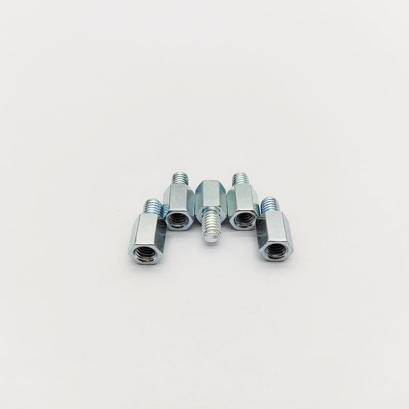 Paslanmaz Çelik Altıgen Dişli Ayırıcı Vida M3-M12 5-100mm Mavi-Çinko Kaplı