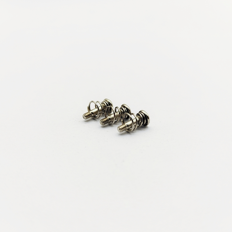 M2 Soğutucu Vidası Yaylı Vidalar 10mm Uzunluk 2.5mm Diş Phillips Sürücü