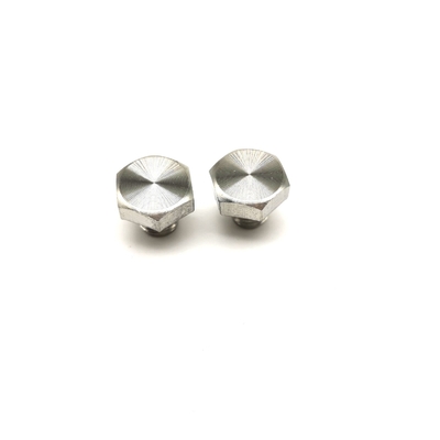 Tekerlek HEX12.8mm Kafa Yüksekliği Renkli Çinko için M8X7 Paslanmaz Çelik Dekoratif Vidalar