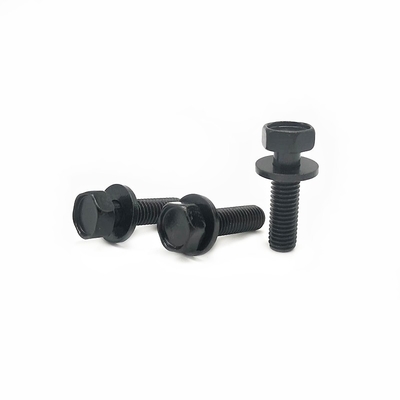 Dökme Dacromet Dış Altgen Kombine vida Flat Pad 35mm ile