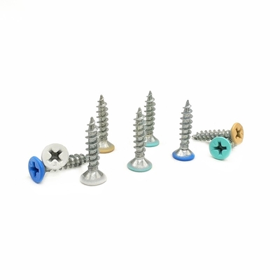 DIN Paslanmaz Çelik Kendini Tapping vidalar Countersunk Hexagonal Çapraz Dağ Kablosu Işık için