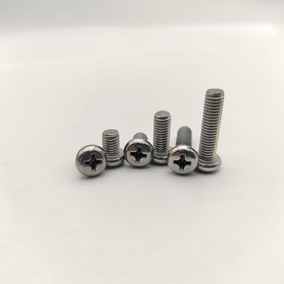 304 Paslanmaz Çelik Phillips Pan Baş Makine vidaları A2-70 DIN 7985